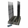 Advanced 86W 12-Antenna Jammer: 2G, 3G, 4G, 5G, Bluetooth, WiFi, GPS, VHF&LOJACK Coverage up to 80m | Remote Controlled